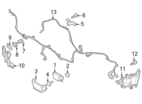 Mazda B4Y3-67-SH3 Wire
