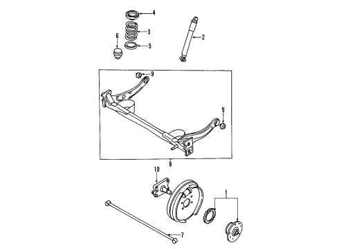 Mazda LC62-28-460C Axle Bushing