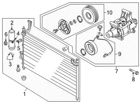 Mazda D572-61-481 Condenser Lower Insulator