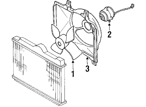 Mazda E5D4-15-210 Shroud
