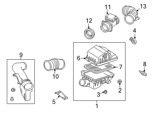 Mazda FS1G-13-321 Air Inlet Duct Spacer