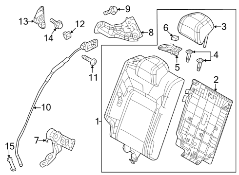 2024 Mazda CX-50 Rear Seat