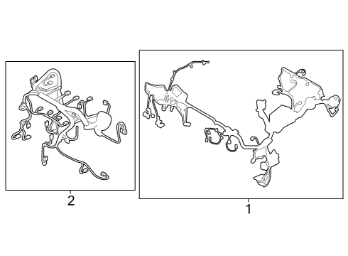 2024 Mazda CX-50 Wiring Harness