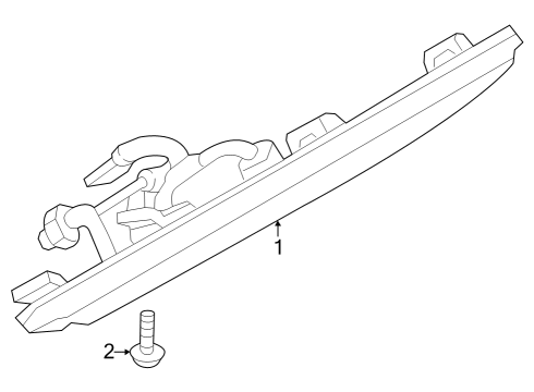 2024 Mazda CX-50 High Mount Lamps