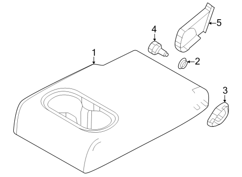2023 Mazda CX-50 Rear Seat Diagram 3