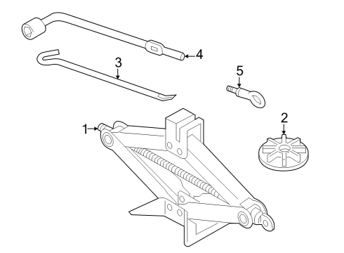 2024 Mazda CX-50 Jack & Components