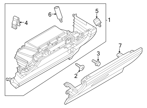 2024 Mazda CX-50 Glove Box