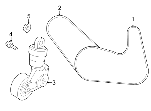 2024 Mazda CX-50 Belts & Pulleys