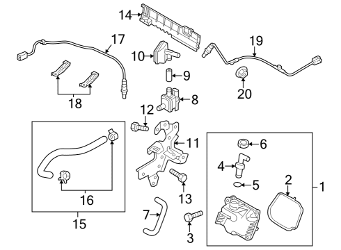 2024 Mazda CX-50 Emission Components Diagram 3