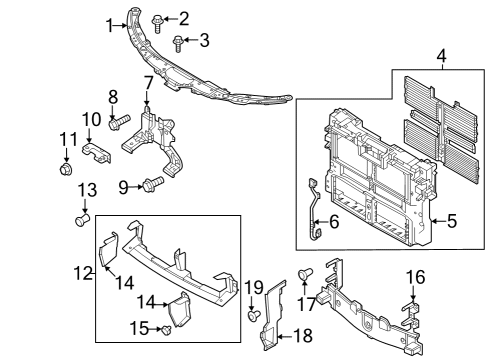 2024 Mazda CX-50 Radiator Support