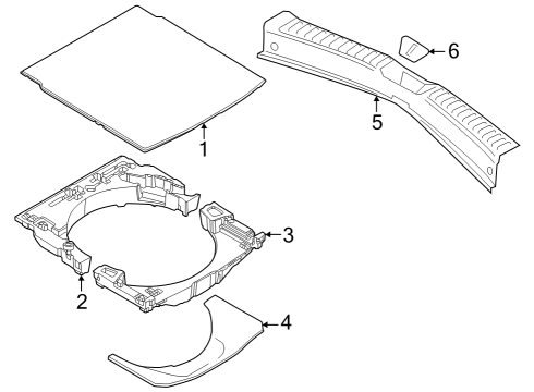 2024 Mazda CX-50 Interior Trim - Rear Body