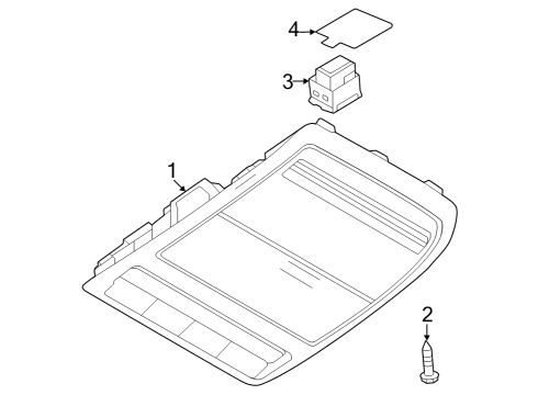 2024 Mazda CX-50 Overhead Console