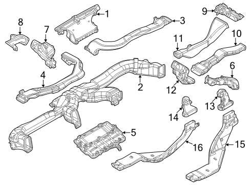 2024 Mazda CX-50 Ducts