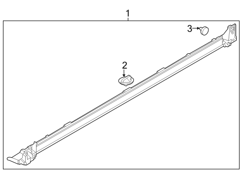 2024 Mazda CX-50 Exterior Trim - Pillars
