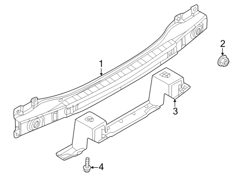 2024 Mazda CX-50 Bumper & Components - Rear Diagram 2
