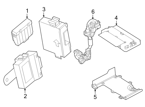 2024 Mazda CX-50 Electrical Components Diagram 2