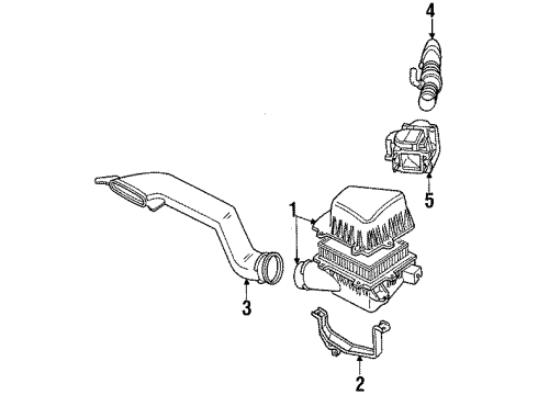 1995 Mazda MPV Air Intake