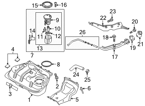 Mazda P510-13-252 Grommet Mazda P510-13-252 Grommet
