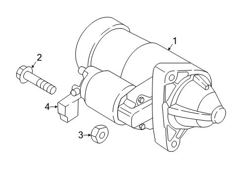 Mazda PE09-18-400 Starter