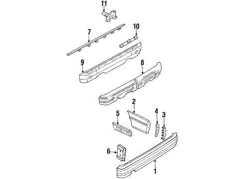 Mazda HE01-50-234 Extension Side Bracket Mazda HE01-50-234 Extension Side Bracket