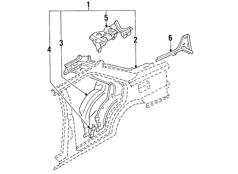 Mazda B45571451 Gutter Extension