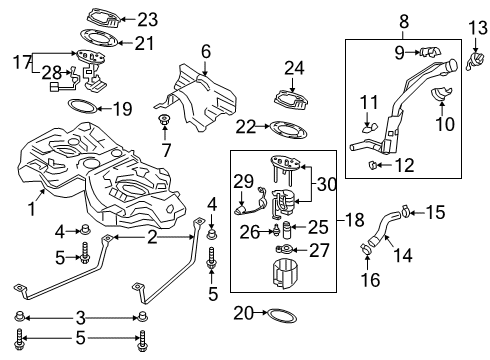 Mazda BCKN-41-600A Pedal Travel Sensor Mazda BCKN-41-600A Pedal Travel Sensor