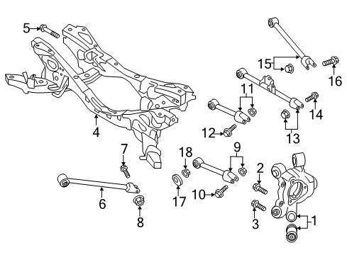 Mazda N243-28-66Z Adjust Bolt Mazda N243-28-66Z Adjust Bolt