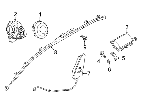 Mazda KR27-57-K30A SDM Module KR27-57-K30A Mazda SDM Module