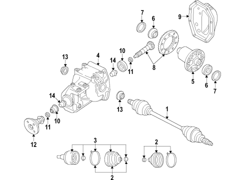 Mazda MS18-27-100A Driving & Differential Mazda MS18-27-100A Driving & Differential