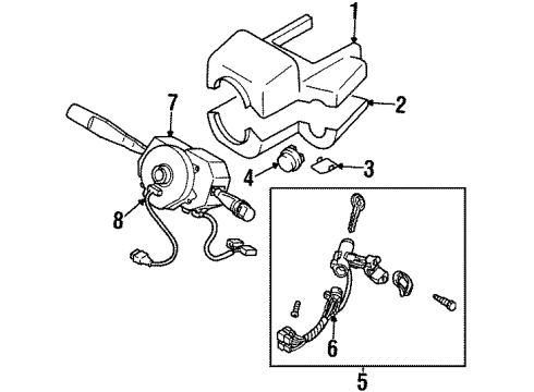 Mazda LB83-66-120F Multifunction Switch LB83-66-120F Mazda Multifunction Switch
