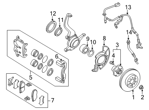 T0Y0-26-43Z Mazda Rear Pads