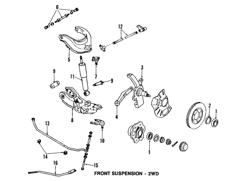 Mazda S083-33-047-MV Front Wheel Bearing