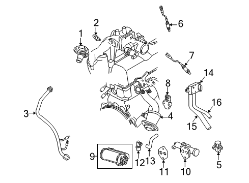 Mazda ZZP0-20-300A EGR Valve