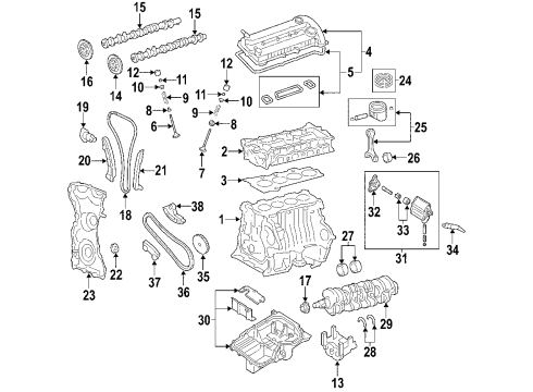 Mazda L3N5-10-090L Cylinder Head
