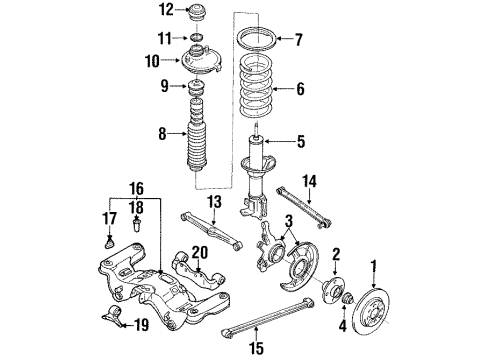 Mazda B216-26-03Z Wheel Cylinder Overhaul Kit