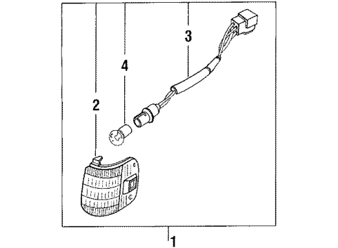 Mazda BM89-51-061B Lens