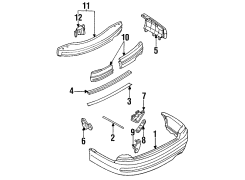 H405-50-221 Mazda Bumper Cover