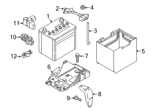 Mazda KGVP-56-040 Tray, Battery Mazda KGVP-56-040 Tray, Battery