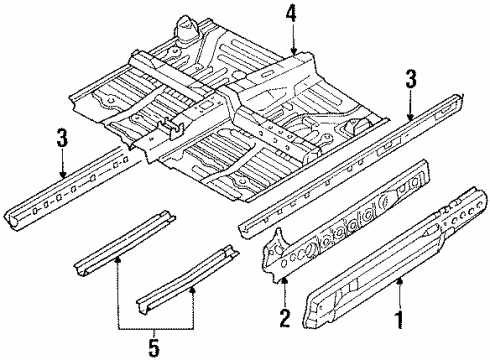Mazda GJ21-70-27X Outer Rocker