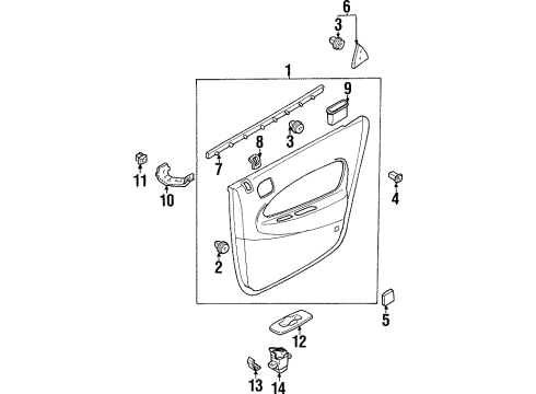 Mazda BC1D-68-51Y Corner Cover