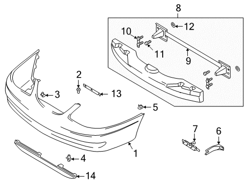 Mazda GG2B-50-171 License Frame