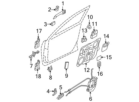 F1Y1-76-210A Mazda Lock Cylinder