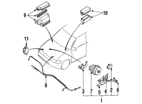 Mazda LA02-66-128 Switch LA02-66-128 Mazda Switch