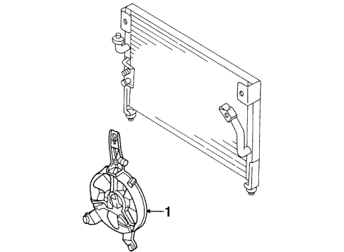 LB8361710B Mazda Fan Assembly