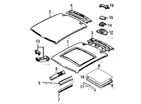 Mazda 8871-50-510C Molding