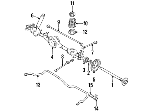 Mazda LA01-28-700B Shock Mazda LA01-28-700B Shock