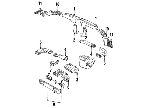 Mazda BR70-64-77X Air Outlet