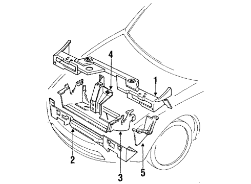 Mazda NA01-53-16XC Front Crossmember Mazda NA01-53-16XC Front Crossmember