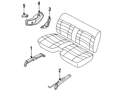 Mazda H001-88-075-43 Lever H001-88-075-43 Mazda Lever