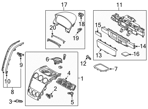Mazda EH45-55-182 Blind Cover EH45-55-182 Mazda Blind Cover